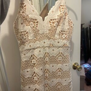 White formal dress